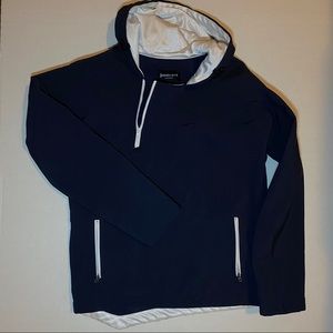 Betabrand DARPA Hoodie Small Navy Blue